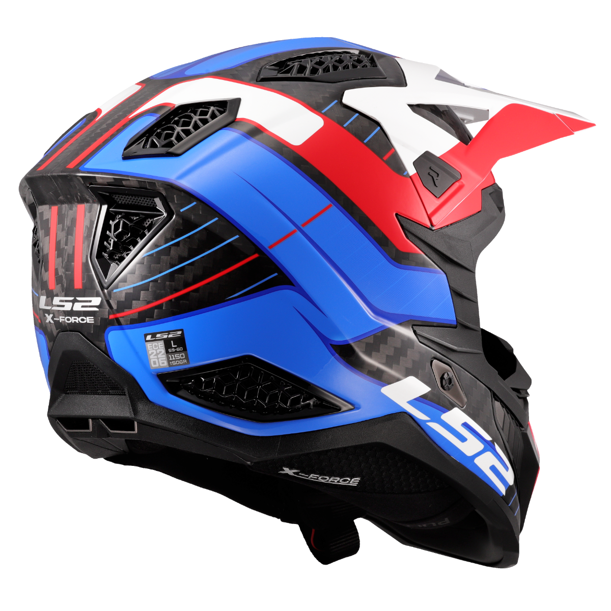 MX703 X-FORCE GALUO WHITE RED BLUE